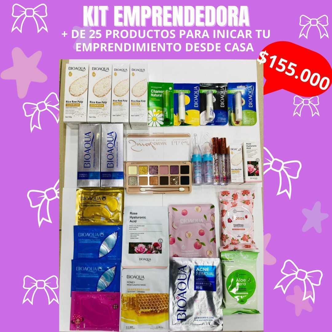 KIT EMPRENDEDORA 💁‍♀️ COMIENZA TU NEGOCIO CON NOSOTROS